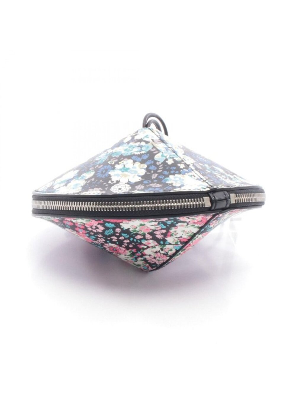 Louis Vuitton Shoulder Bag Tupi Floral Pattern Leather Black Multicolor - Picture 2 of 6